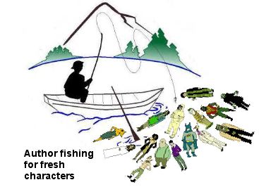 fishing for characters